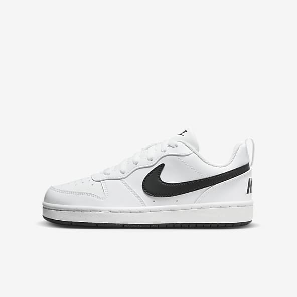 White nike school shoes store